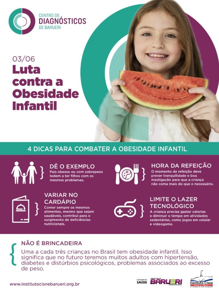 4 Dicas Para Combater A Obesidade Infantil Instituto Cisne Barueri 3847